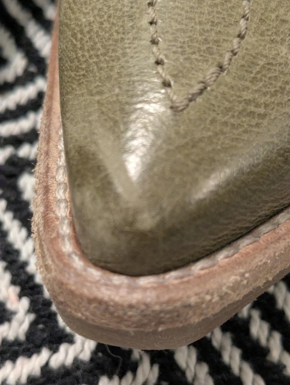 AS98 Clif Mules in sage green leather Size 39 8 8.5 - Picture 8 of 9